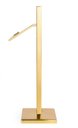 Ver imagem 7 de Toalheiro Vertical de Bancada Porta Toalha 33cm de Altura Aço Inox Dourado Brilhante Stainless