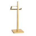 Ver imagem 6 de Toalheiro Vertical de Bancada Porta Toalha 33cm de Altura Aço Inox Dourado Brilhante Stainless