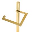 Ver imagem 5 de Toalheiro Vertical de Bancada Porta Toalha 33cm de Altura Aço Inox Dourado Brilhante Stainless