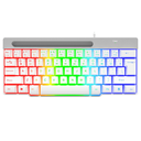 Ver imagem 2 de Kit Gamer Combo White Rgb Mousepad Mouse Teclado Brx Gamer