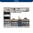 Ver imagem 5 de Cozinha Completa Modulada Americana com Vidro Reflecta 5 Peças Yescasa
