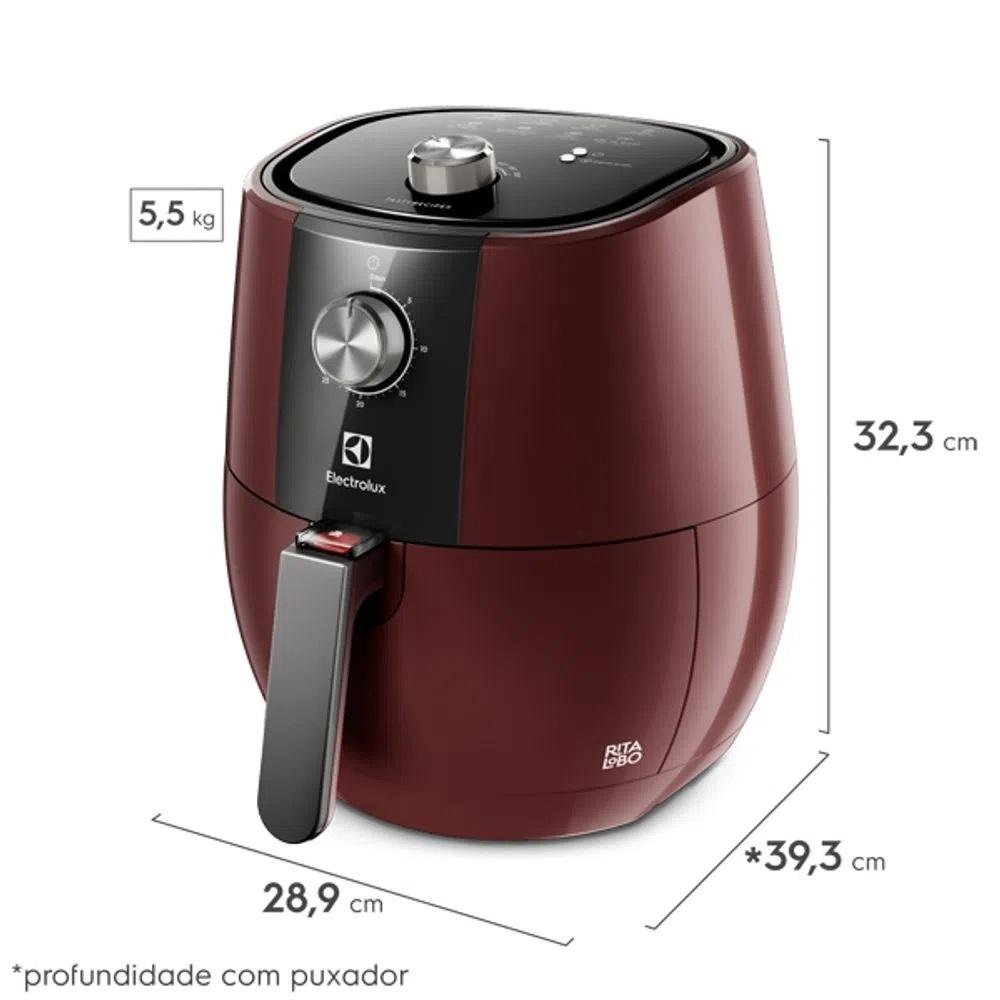 AirFryer Electrolux Vermelha 4L Efficient EAF31 – 220V - 5