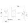 Dispensador Pressmatic Sabonete Detergente de Mesa 1/2 Cromado - Docol - 2