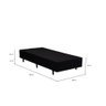 Base Cama Box Solteiro 88x188 Madeira Eucalipto Resistente Suporta 150kg/m² com Pés - 3