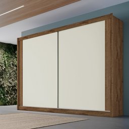 Guarda Roupa Casal 2 Portas 4 Gavetas Creta Móveis Europa - 2 Guarda Roupa Casal 2 Portas 4 Gavetas Creta Móveis Europa - 2