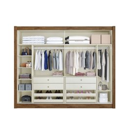 Guarda Roupa Casal 2 Portas 4 Gavetas Creta Móveis Europa - 3 Guarda Roupa Casal 2 Portas 4 Gavetas Creta Móveis Europa - 3