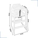 Ver imagem 2 de Cadeira Papa Refeição Pinus:imbuia