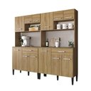 Ver imagem 2 de Armário de Cozinha Arizona Concept 12 Portas 2 Gavetas MDF-MDP 184cm Móveis Carraro