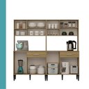 Ver imagem 6 de Armário de Cozinha Arizona Concept 12 Portas 2 Gavetas MDF-MDP 184cm Móveis Carraro