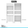 Cozinha Completa Modulada 06 Peças Armário e Balcão 330 Cm Branco MDP 15mm HEL06 - MENU - 5