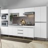 Cozinha Completa Modulada 06 Peças Armário e Balcão 330 Cm Branco MDP 15mm HEL06 - MENU - 1