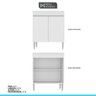 Cozinha Completa Modulada 06 Peças Armário e Balcão 330 Cm Branco MDP 15mm HEL06 - MENU - 6
