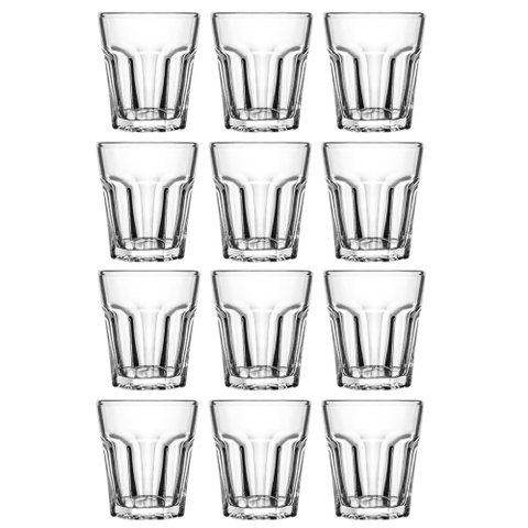 Jogo 12 Copos Shot de Vidro Casual 45ml Class Home
