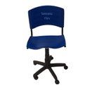Ver imagem 1 de Cadeira Iso Giratoria Desmontável com Regulagem de Altura Azul