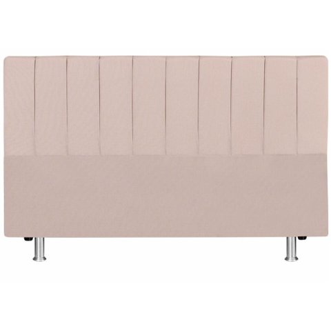 Cabeceira para Cama King 193x110 Linho Bege Keiko Colchões