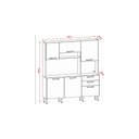 Ver imagem 4 de Armário de Cozinha 6 Portas 2 Gavetas Ferrara Kits Paraná