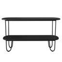 Ver imagem 3 de Aparador Requinte Pés de Aço Tubular 160 cm Preto/Preto