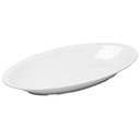 Ver imagem 1 de Kit 5 Travessas Melamina Branca 45x24x5cm Wolff Bandeja Forma Oval Mesa Posta Buffet