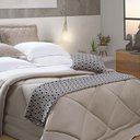 Ver imagem 1 de Edredom Casal com Porta-travesseiros 300 Fios Constantine - Marken Fassi Preto