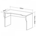 Ver imagem 5 de Mesa Gamer 2.0 Ideal para 2 Monitores Preto - Artany