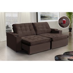 Sofá Londres 6 Lugares 2,90cm- de Casa Décor Estofados - 1