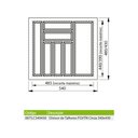 Ver imagem 5 de Divisor de Talheres Cinza 540 Mm Fgvtn 430 Mm - 0075.c540430