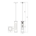 Ver imagem 4 de Pendente Led Indiana Cabo Pp Lampada T30 4w