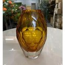 Ver imagem 5 de Vaso Murano de Vidro Âmbar Decoração Sala com 20cm