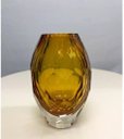 Ver imagem 3 de Vaso Murano de Vidro Âmbar Decoração Sala com 20cm