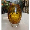 Ver imagem 6 de Vaso Murano de Vidro Âmbar Decoração Sala com 20cm