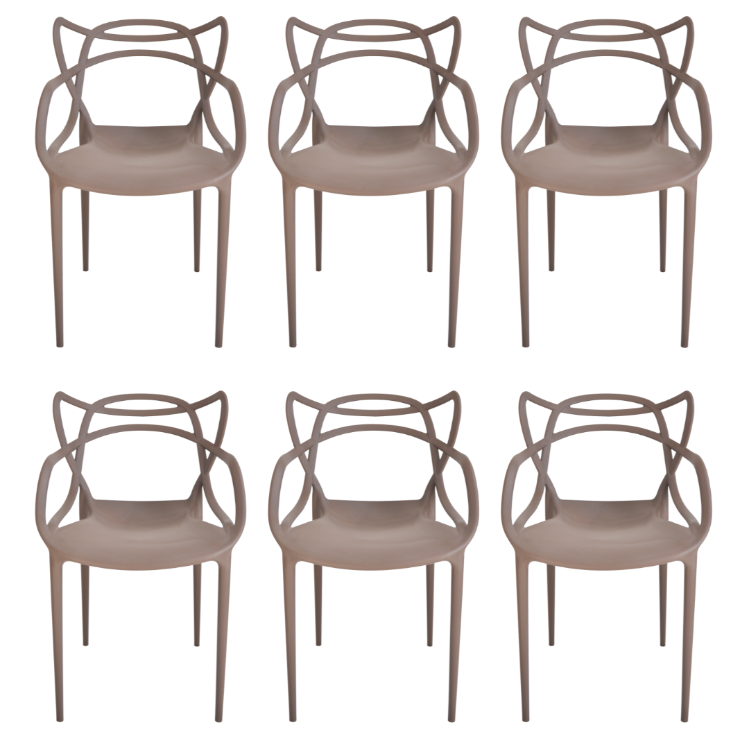 Cadeira Allegra Fendi - Kit com 6