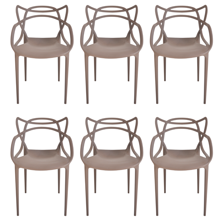 Cadeira Allegra Fendi - Kit com 6