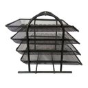 Ver imagem 1 de Suporte de Papel A4 Organizador Documentos Escritório Mesa