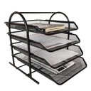 Ver imagem 4 de Suporte de Papel A4 Organizador Documentos Escritório Mesa