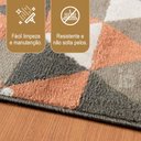 Ver imagem 3 de Tapete Sala Quarto Moderno Macio Fácil Limpar M6 1,00x1,40