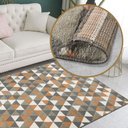 Ver imagem 1 de Tapete Sala Quarto Moderno Macio Fácil Limpar M6 1,00x1,40