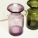 Ver imagem 4 de Vaso Decorativo Enfeite Casa 20x15x15cm Vidro Roxo Home&Co