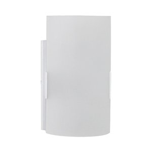 LUMINÁRIA PAREDE ARANDELA CANALETA FOSCO 1LAMP BRANCO - 1811/AR BR