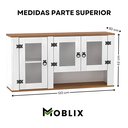 Ver imagem 5 de Kit Armário de Cozinha Aéreo e Balcão Madeira Maciça Branco
