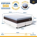 Ver imagem 3 de Cama Box com Colchão de Espuma D33 Pillow Top Comfort Luxo King 193cm