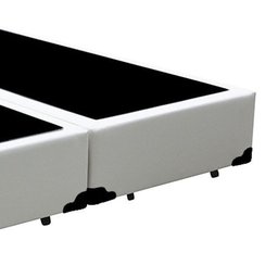 Cama Box Casal 138 Bipartido Bello Box - Tecido Sintético Branco - 3