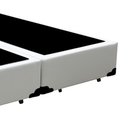 Ver imagem 3 de Cama Box Casal 138 Bipartido Bello Box - Tecido Sintético Branco