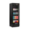 Refrigerador de Bebidas Vertical 446 Litros Porta de Vidro GRV-45 ECO PR Gelopar Preto 127v - 1