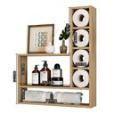 Ver imagem 6 de Organizador com Nichos para Banheiro e Porta Papel Romênia