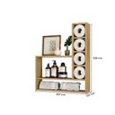 Ver imagem 3 de Organizador com Nichos para Banheiro e Porta Papel Romênia