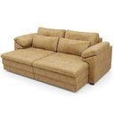 Ver mais imagens de Sofá Retrátil para Sala de Estar 2 Lugares 175cm Riza S03 Couro Soft Bege - Lyam Decor