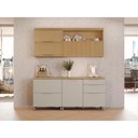 Ver imagem 1 de Cozinha Completa Nesher 4 Peças Marquesa CZ428 Nature/Greige