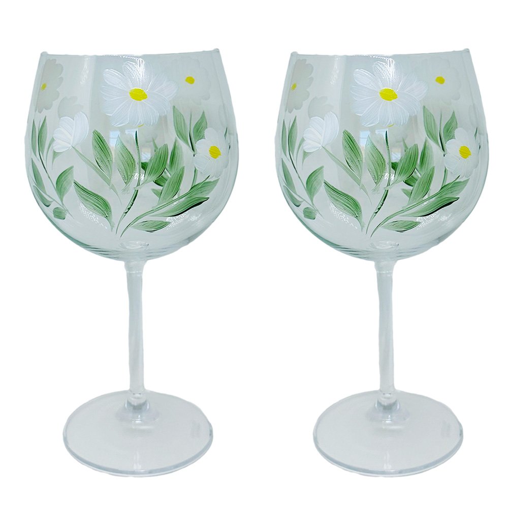 02und Taça Cristal Gin Margarida 570ml Piattino Jardim Secreto