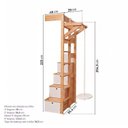 Ver imagem 5 de Treliche Active Play com Balanço Infantil Climb Casatema MadeiraOriginals Branco/Madeira Natural
