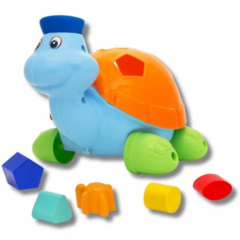 Brinquedo Educativo Baby Land Tartaruga:azul